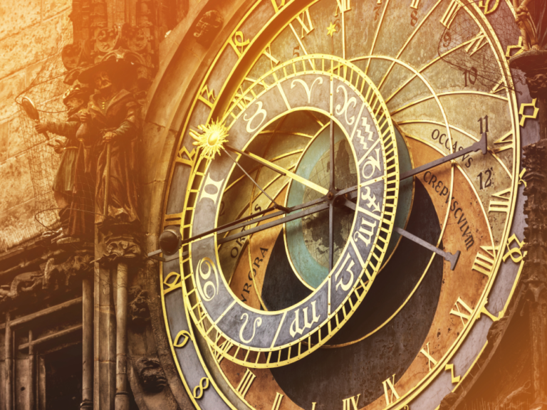 Le Basi dell’Astrologia Iniziatica Personale Orologio astronomico astrologico con zodiaco