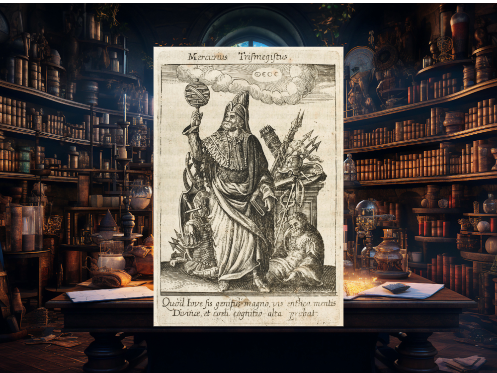 Antico disegno alchemico medievale