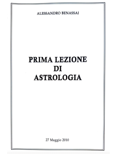 Prima Lezione di Astrologia