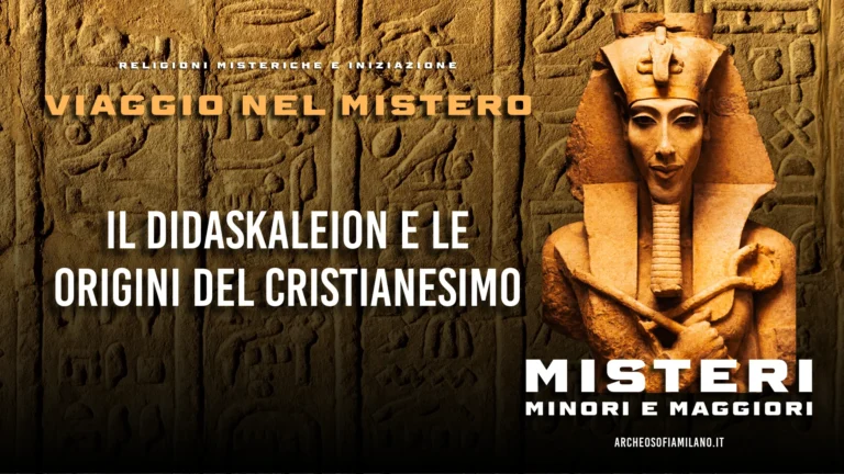 Il Didaskaleion e le Origini del Cristianesimo Scuola di Alessandria